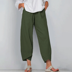 Women’s Relaxed Linen-Blend Pants