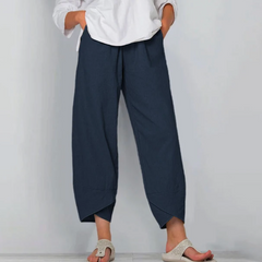 Women’s Relaxed Linen-Blend Pants