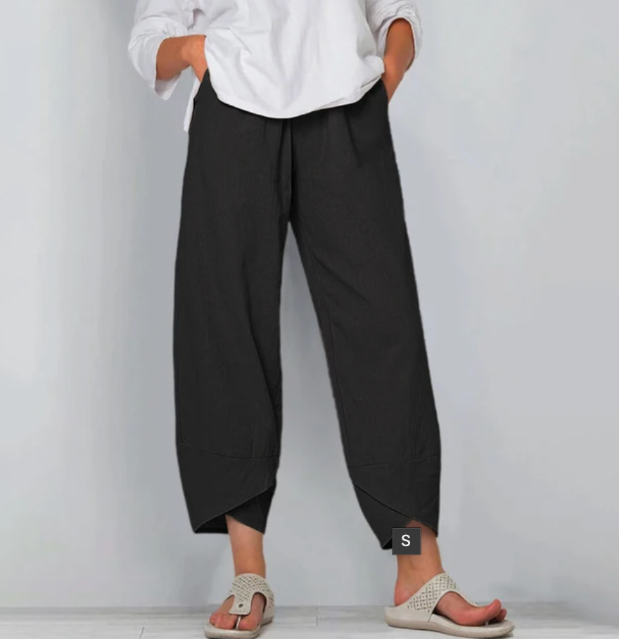 Women’s Relaxed Linen-Blend Pants
