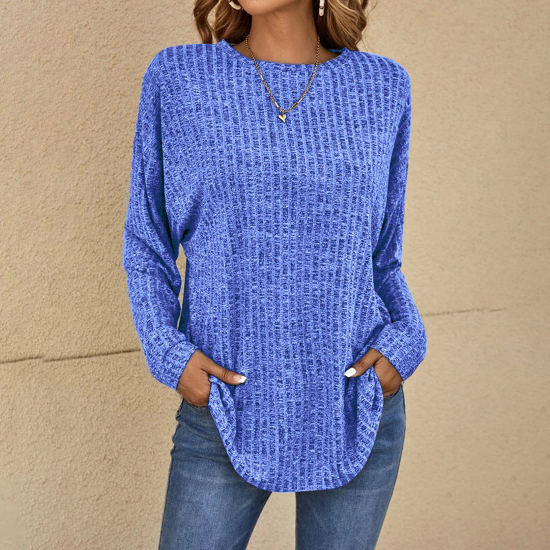 Maya | Women's Relaxed Fit Jumper Long Sleeve Crew Neck Sweater