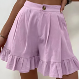 Donna™ | Breezy Ruffle Hem Shorts