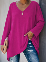 Odette | Women's Batwing Sleeve V-Neck Oversized Tunic