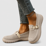 Scout | Women's Knit Slip-On Loafers Buckle Strap Casual