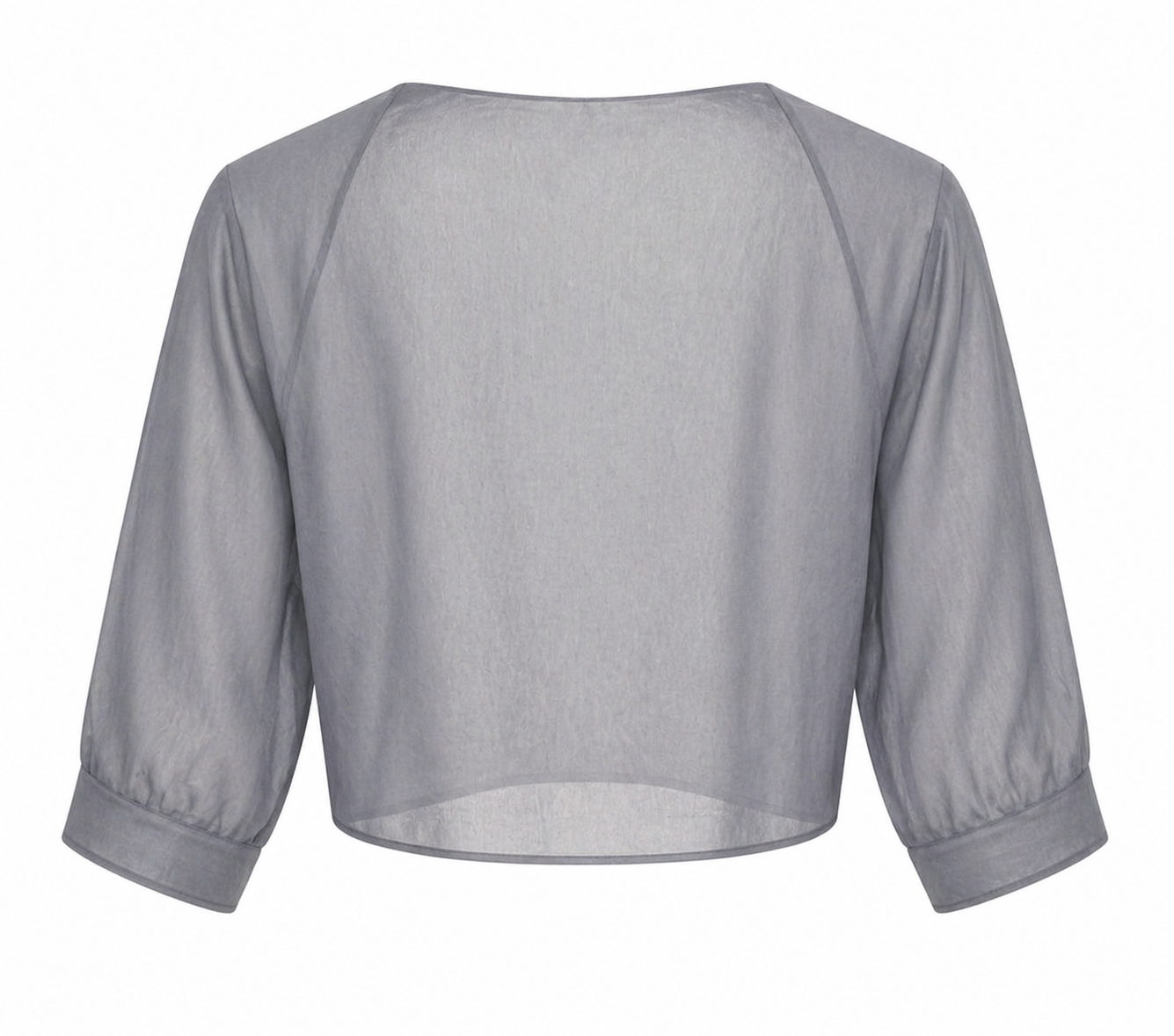 Dahlia | Women's Sheer Chiffon Tie Front Crop Cardigan Top