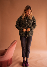 Sienna | Women's Leopard Print Button Front Jacket