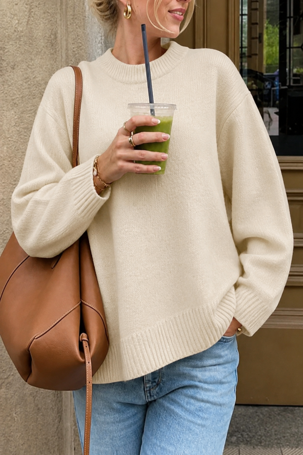 Willow | Women's Oversized Mock Neck Sweater
