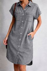 Elenore | Denim Dress