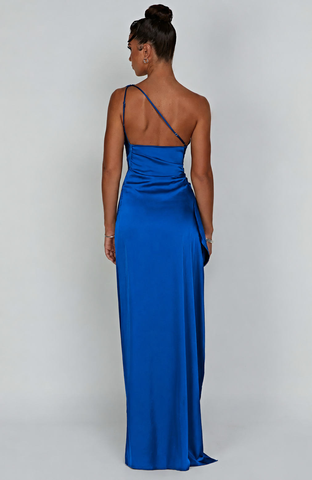 Thalia | Women's One Shoulder Slit Maxi Dress
