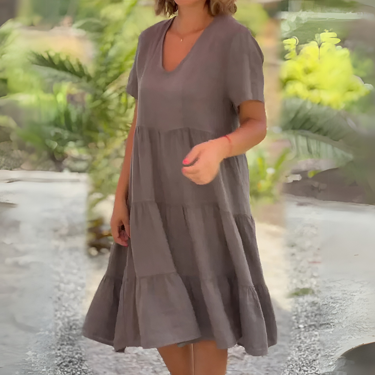 Luce™ | Flowing V-Neck Dress