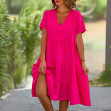 Luce™ | Flowing V-Neck Dress