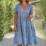 Luce™ | Flowing V-Neck Dress