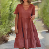 Luce™ | Flowing V-Neck Dress