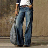 Saskia | Women's High Waist Wide Leg Retro Flare