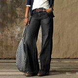 Saskia | Women's High Waist Wide Leg Retro Flare