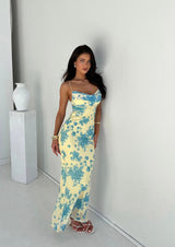 Aisling | Elegant Sleeveless Floral Maxi Dress