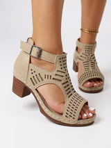 Mara | Cutout Heel Sandals