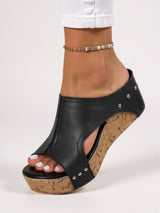 Sasha | Wedge Slide Sandals