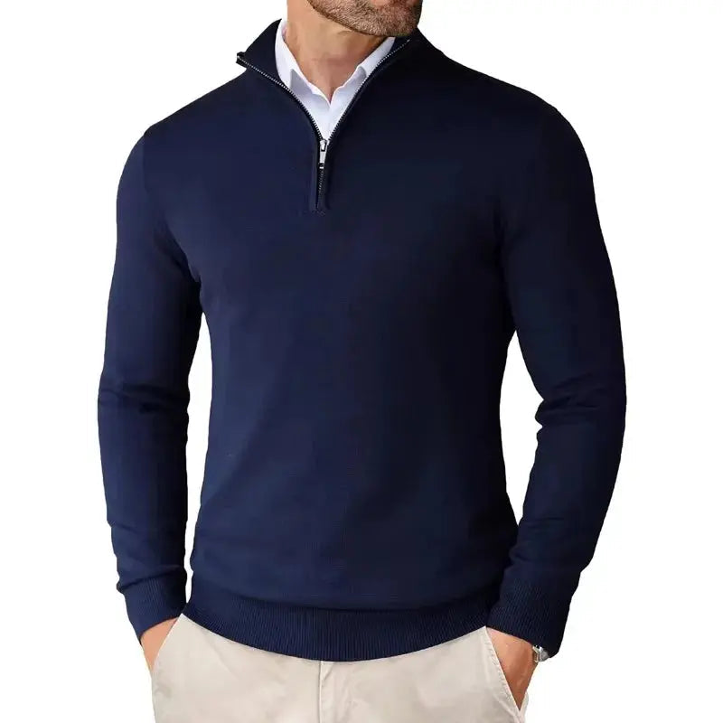Men’s Soft Knit Half-Zip Sweater