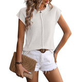 Stella | Women's Ribbed Cap Sleeve Knit Vest Top