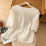 Tamsina™ | Embroidered Relaxed Blouse