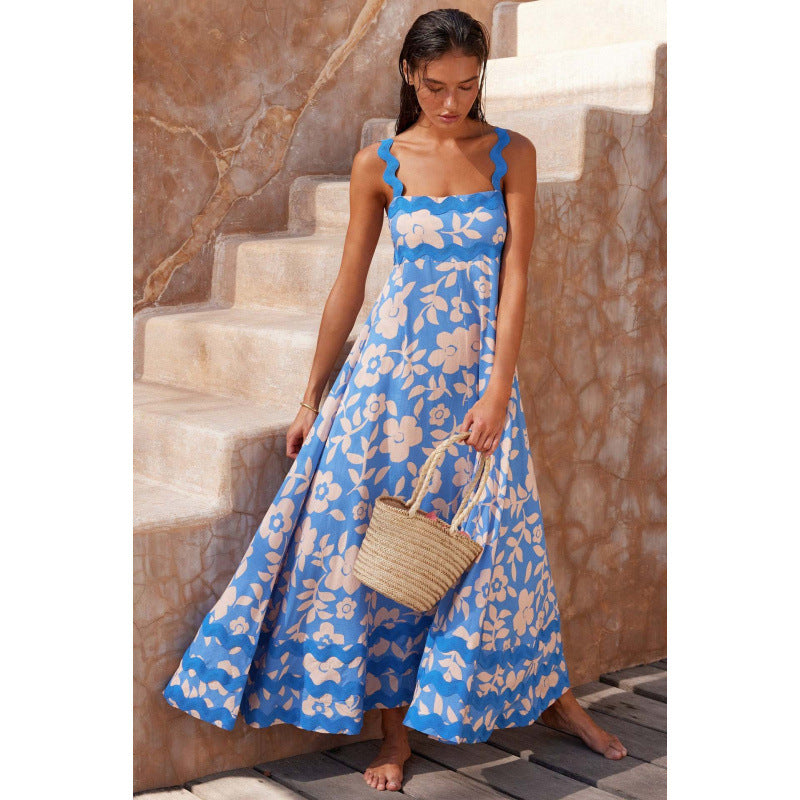 Jovie | Sleeveless Floral Printed Loose Dress