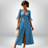 Zali™ | Button-Down Denim Dress