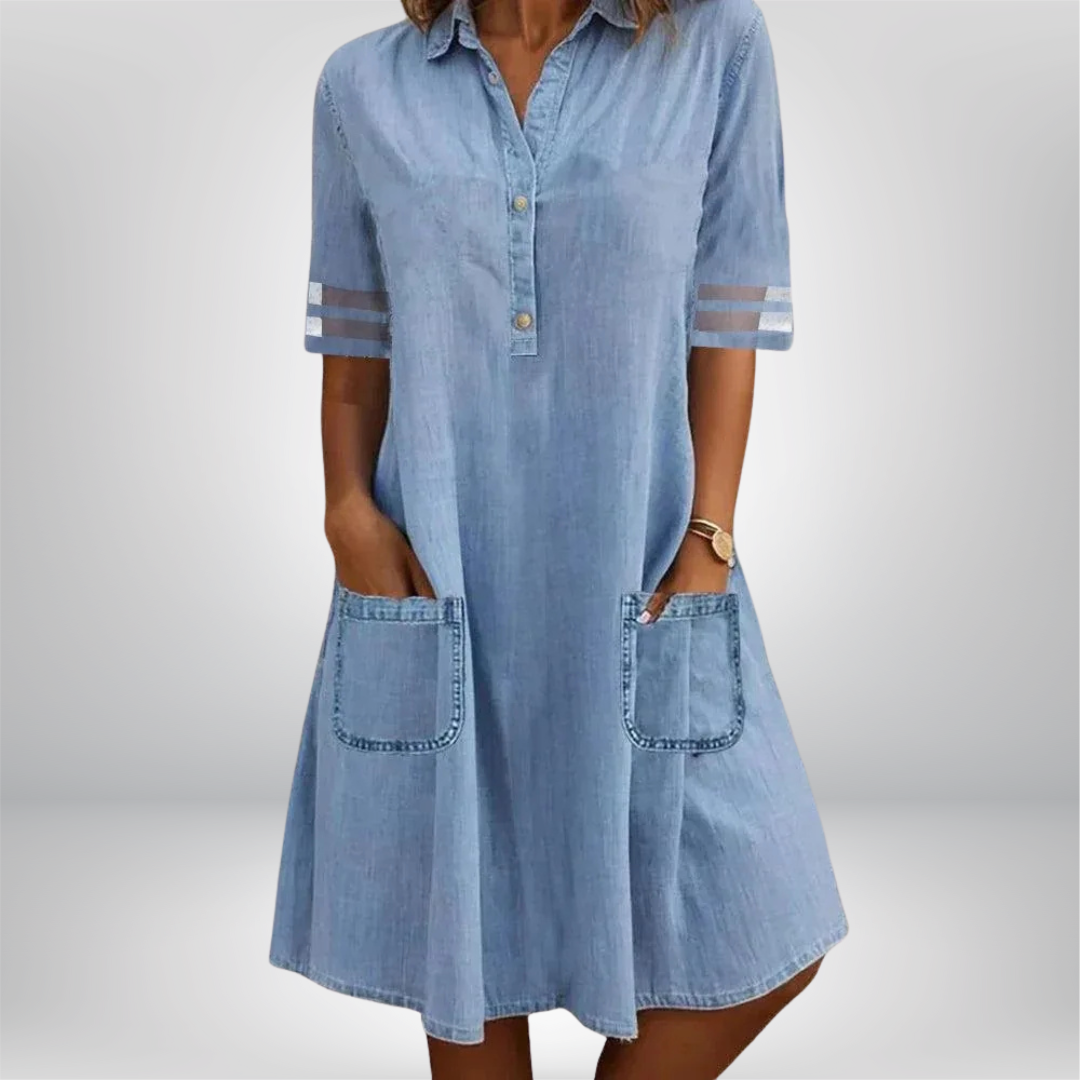 Amara™ | Denim Lightweight Dress