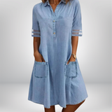 Amara™ | Denim Lightweight Dress