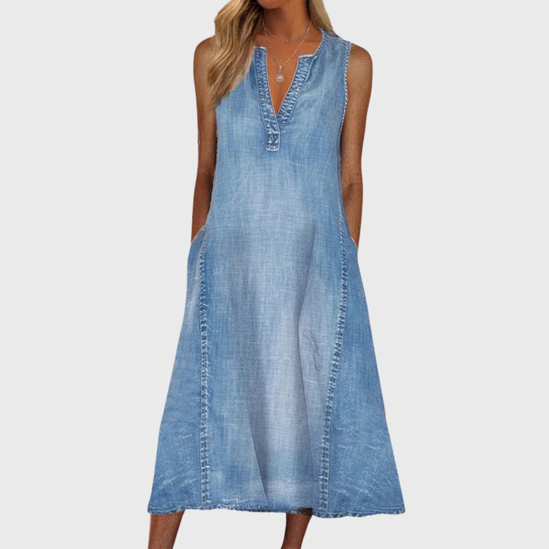 Alara™ | Denim Comfort Dress