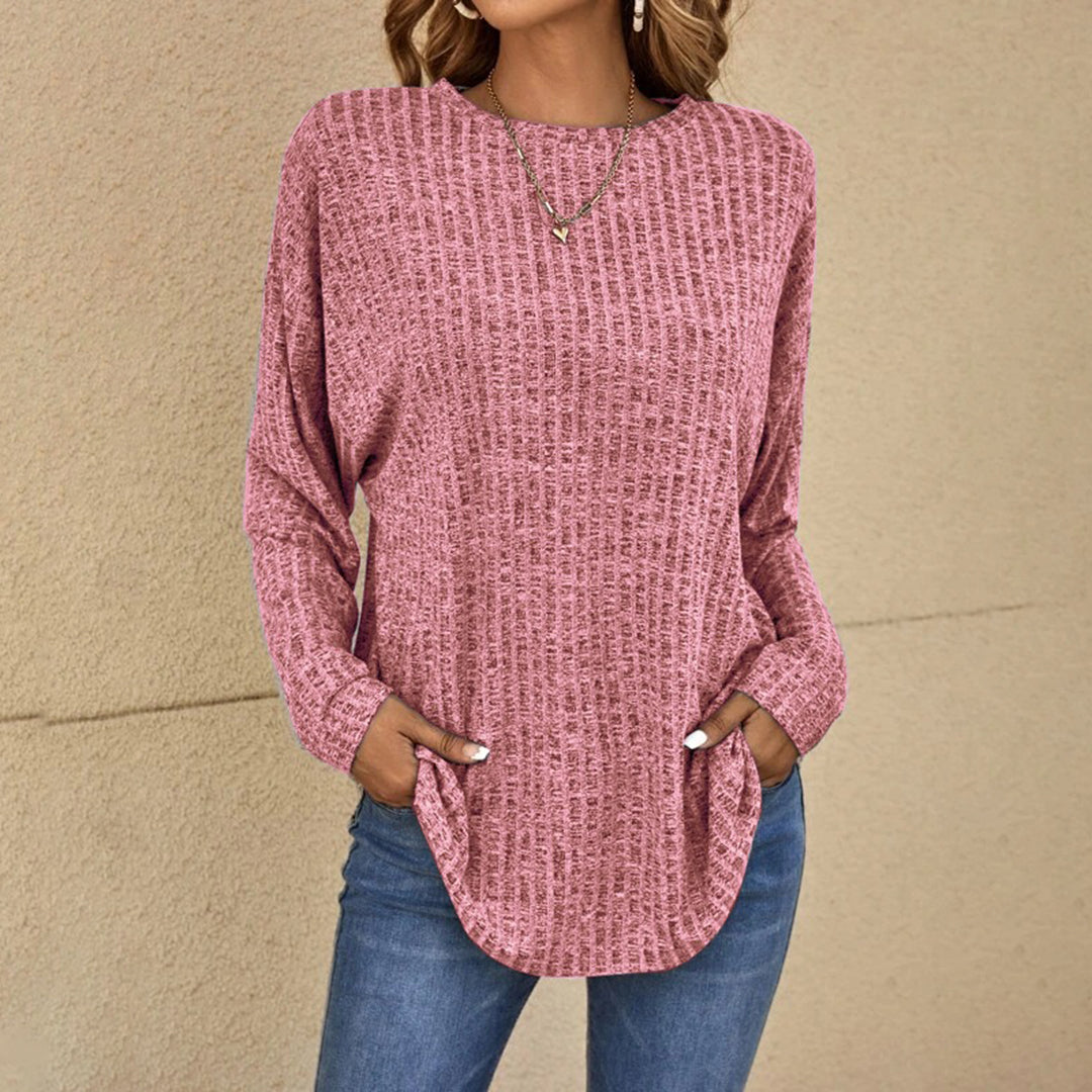 Maya | Women's Relaxed Fit Jumper Long Sleeve Crew Neck Sweater