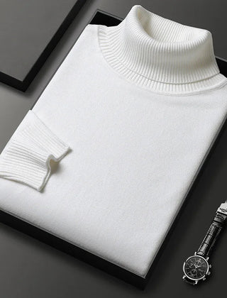 Men's Marco Slim Turtleneck Sweater - White