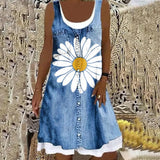 Valencia™ | Soft and Elegant Denim Dress