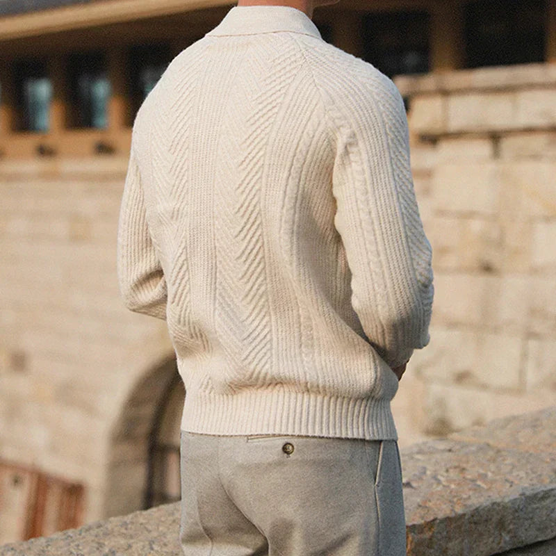 Men's Verona Knit Polo Sweater - detail image 4