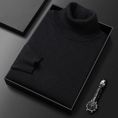 Men's Marco Slim Turtleneck Sweater - Black