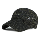 Tess™ | Summer Women Hollow Baseball Cap Breathable Knitting Caps Holiday Mesh Hats Adjustable Cap Sun Hat Gorras