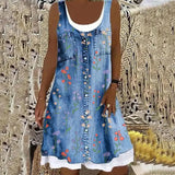 Valencia™ | Soft and Elegant Denim Dress