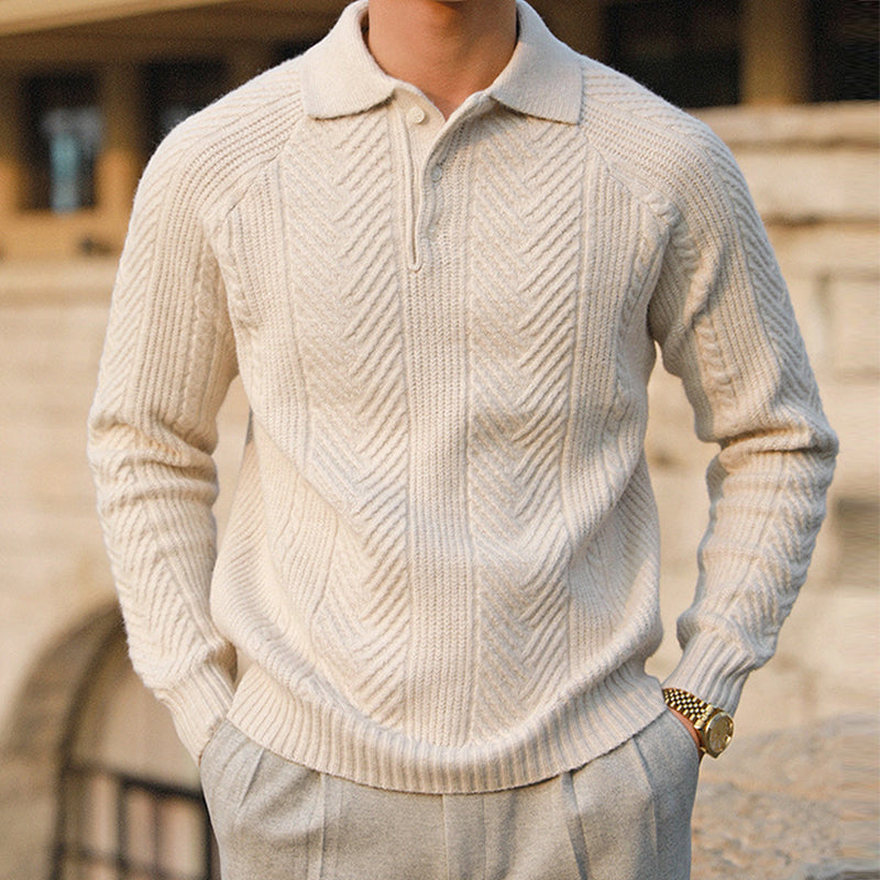 Men's Verona Knit Polo Sweater - detail image 5