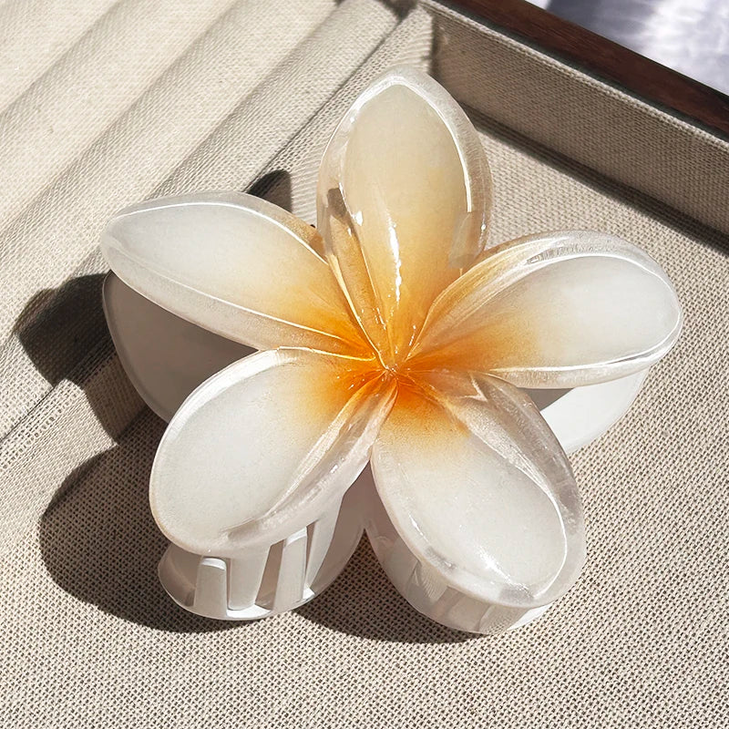 Nara™ | 1/2/3 Pcs Hawaiian Gradient Flower Hair Claw Clip Women Fashion Large Hair Clip Girls Hairpin Barrettes Bohemia Hair Accessories
