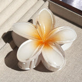Nara™ | 1/2/3 Pcs Hawaiian Gradient Flower Hair Claw Clip Women Fashion Large Hair Clip Girls Hairpin Barrettes Bohemia Hair Accessories