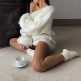 Esme™| Fluffy Oversized Sweater Dress