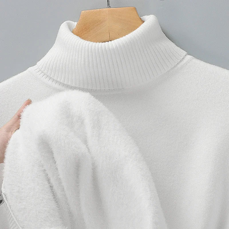 Men's Marcel Fine Knit Turtleneck Sweater - detail image 5