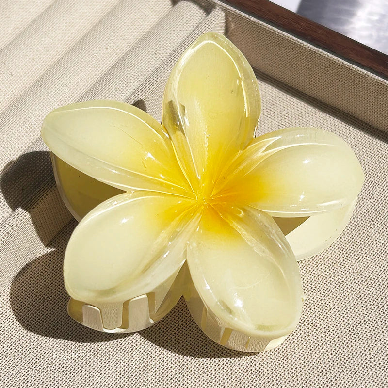 Nara™ | 1/2/3 Pcs Hawaiian Gradient Flower Hair Claw Clip Women Fashion Large Hair Clip Girls Hairpin Barrettes Bohemia Hair Accessories