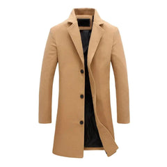 Castello Wool-Blend Men's Overcoat - detail image 6