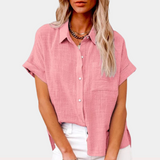 Claudia™ | Lightweight Shirt with Front Pocket