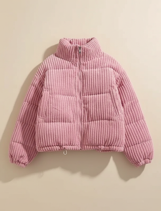 Zurich Quilted Women's Puffer Jacket - Pink