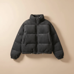 Zurich Quilted Women's Puffer Jacket - Black