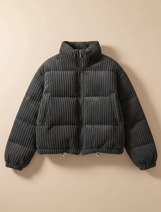 Zurich Quilted Women's Puffer Jacket - Black