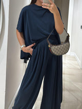 Leanne™ | Casual Top & Wide-Leg Pants Set