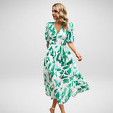 Dhalia | Charming Dress with V-Neckline