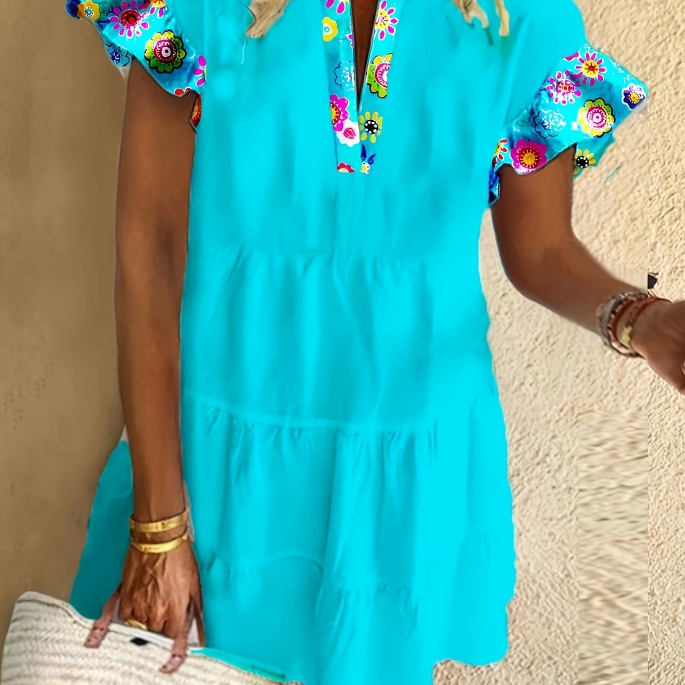 Anne | Lightweight Flare Boho Chic Dress